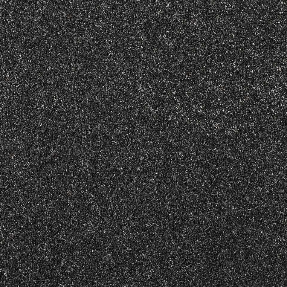 Caerphilly twist pile carpet in colour Black magic