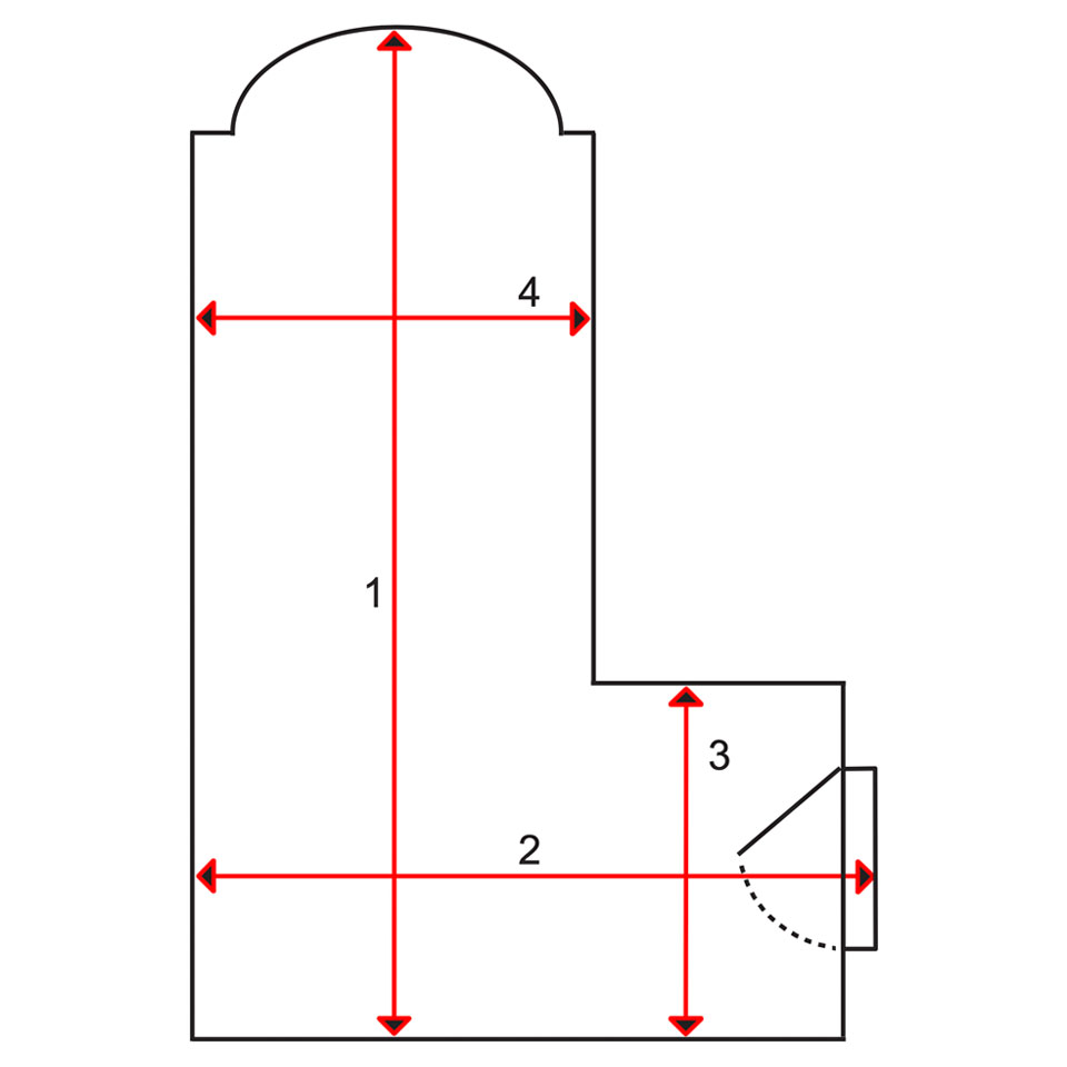 Blueprints of a lounge