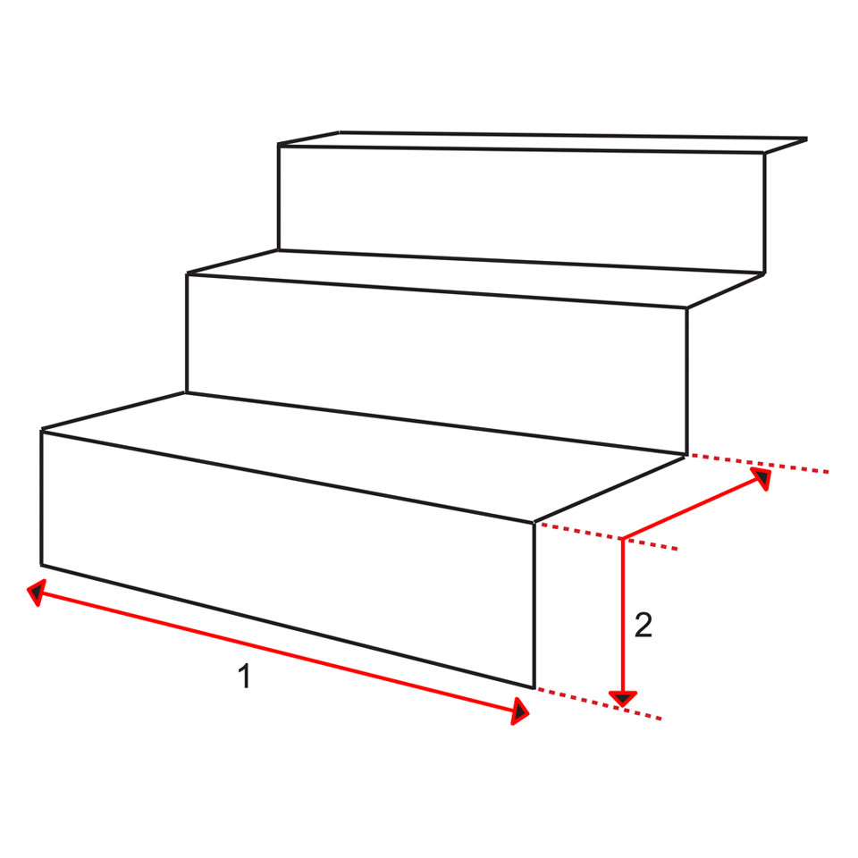 Blueprints of a stairwell