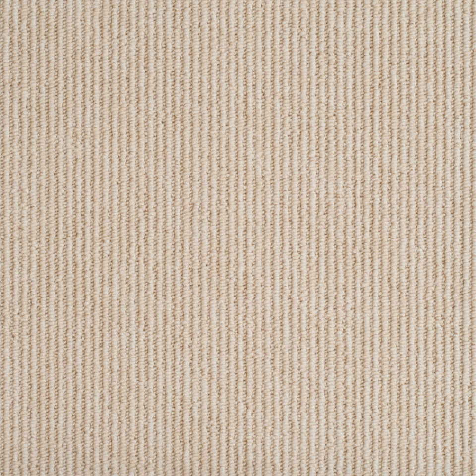 Greenwich rib berber loop carpet in colour champagne