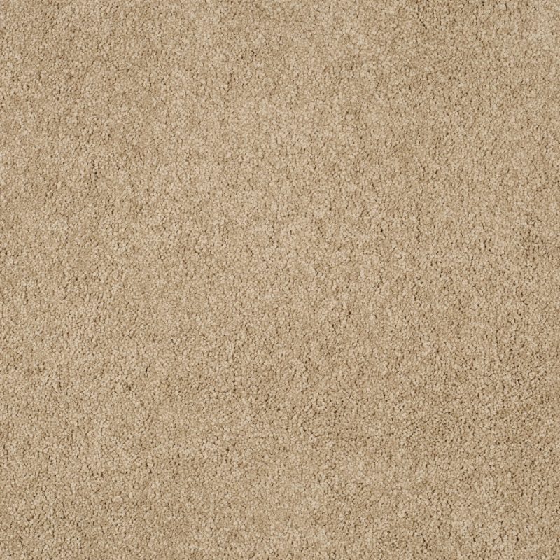 Magical feeling saxony carpet in colour Muffin Delight